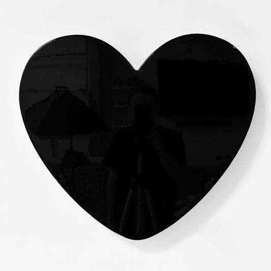 black heart painting