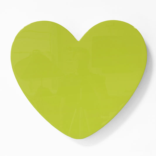 green heart painting