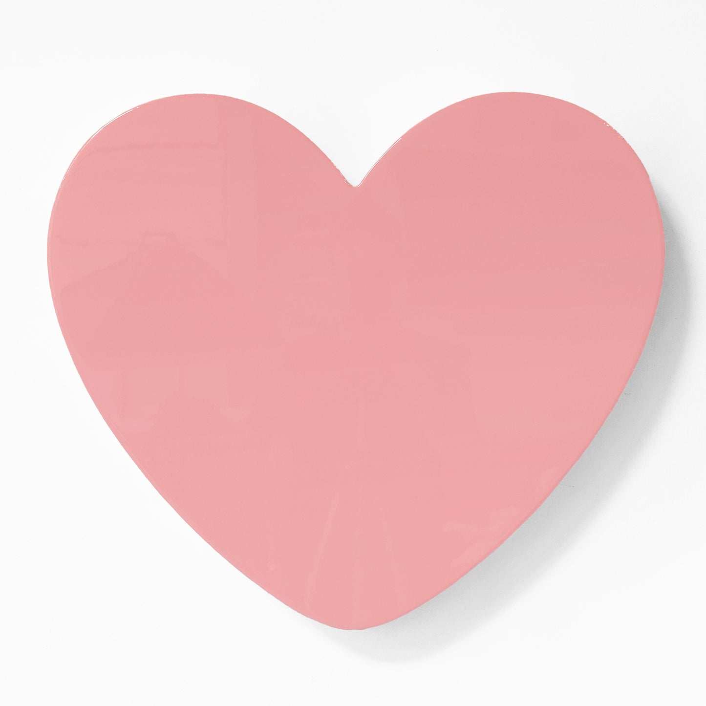 pink heart painting