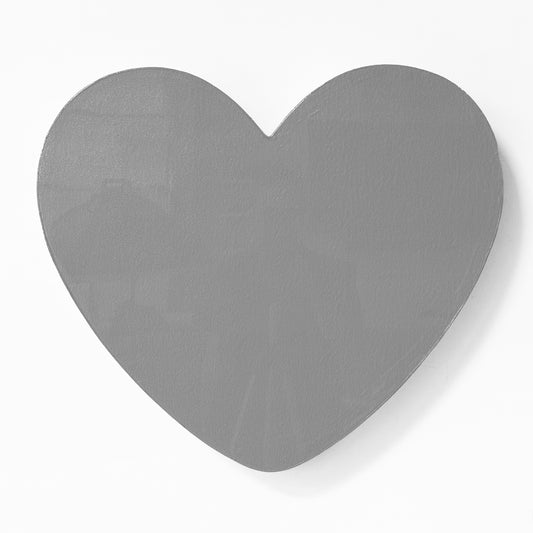 silver heart painting