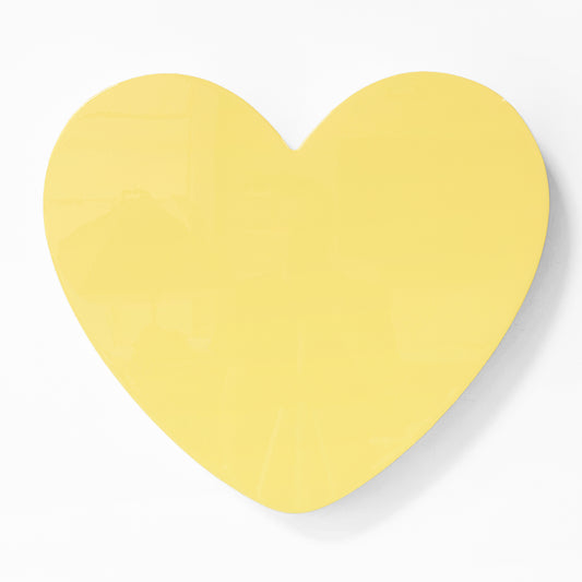 yellow heart painitng